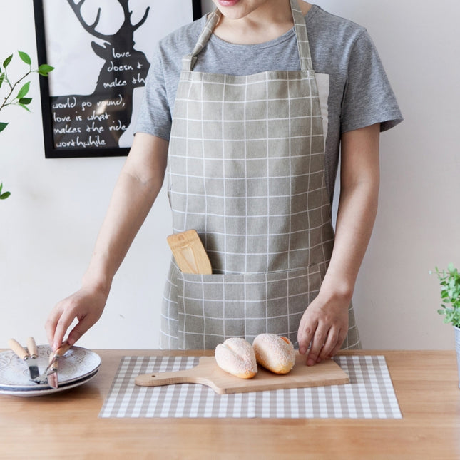 Nordic Style Cotton Linen Printing Apron - DealBuddy