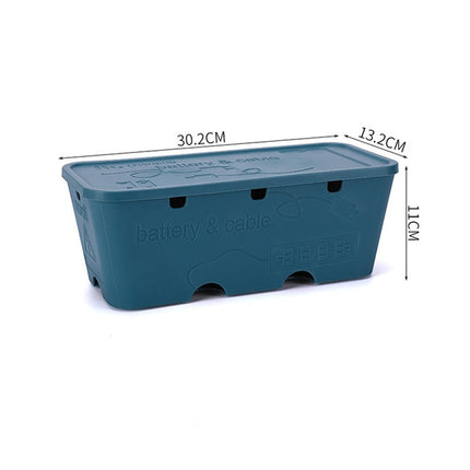 Desktop Socket Power Data Cable Finishing Set Storage Box