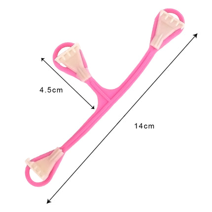 3 PCS Plastic Three-hook Small Claw Baby Diaper BuckleRandom Color Delivery