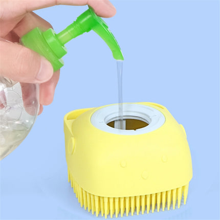 Pet Bath Massage Brush Dog Rub Bath Gloves with Brush, Rub Bath Gloves - DealBuddy