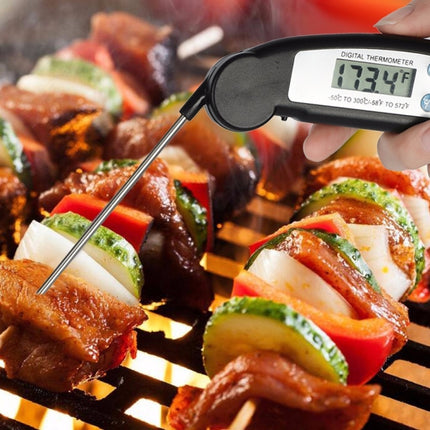 Folding Meat Thermometer Digital Kitchen Thermometer Food Cooking BBQ Probe - DealBuddy