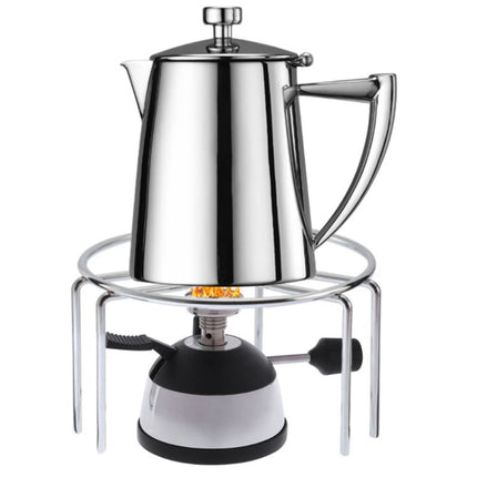 Mini Gas Burner with Ceramic Flame Head Coffee Heater Maker Coffee Stove Siphon Pot