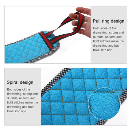 Double Sided Brush Back Exfoliating Bath Towel Strap Bathroom Tool, Random Color Delivery, Double Sided Brush Back Towel Strap - DealBuddy