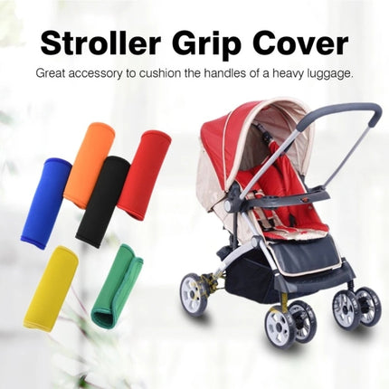 2 PCS Comfortable Neoprene Luggage Handle Wrap Grip Baby Universal Stroller Grip Protective Cover for Travel Bag Luggage Suitcase, Universal Red, Universal Green, Universal Blue, Universal Yellow, Universal Black, Universal Orange