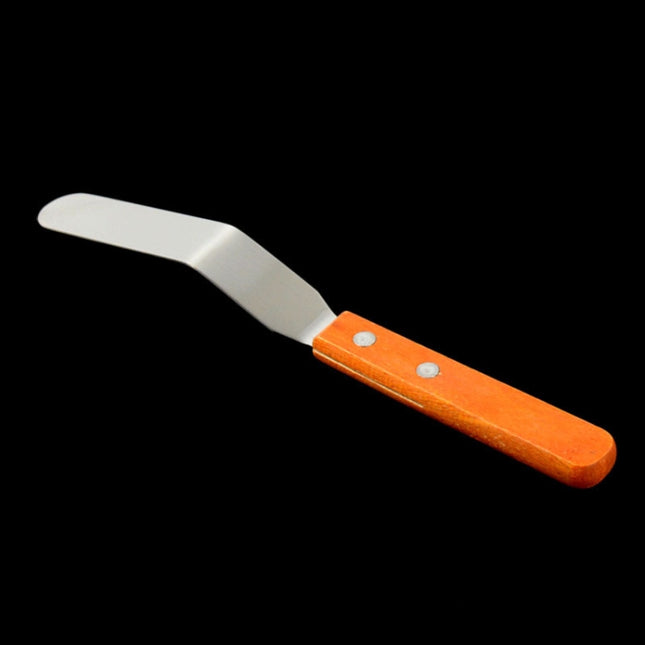 15cm Stainless Steel Cream Spatula Cake Silk Flower Scraper Baking Tool