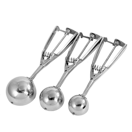 Thick Stainless Steel Ice Cream Spoon Fruit Digging Spoon, 5cm - DealBuddy