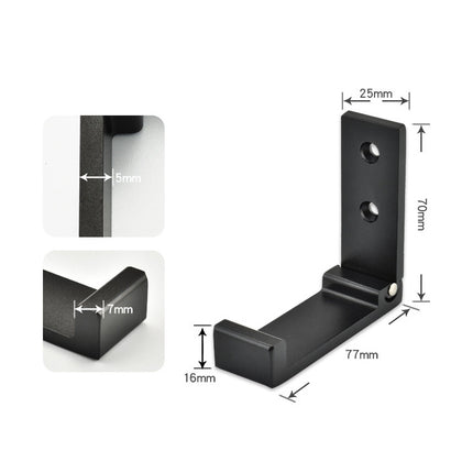 Collapsible Clothes Hanger Robe Hook Decorative Bathroom Wall Mounted Hooks