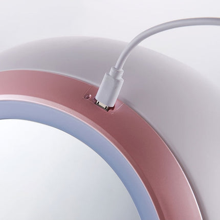 Desktop Dustproof Portable Cosmetic Storage Box With Mirror