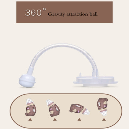 Baby Silicone Glass Bottles Drop-proof and Flatulence-proof Glass Baby Bottle