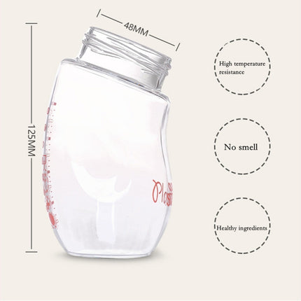 Baby Silicone Glass Bottles Drop-proof and Flatulence-proof Glass Baby Bottle