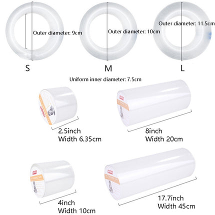 Ctlang B25112 Pet Sofa Protective Tape Cats Anti-Caught Protective Gear Film, Wide 2.5inch, Wide 4inch, Wide 8inch, Wide 17.7inch - DealBuddy