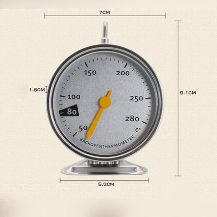 Hanging High Temperature Resistance Stainless Steel Oven Thermometer Kitchen Tools - DealBuddy