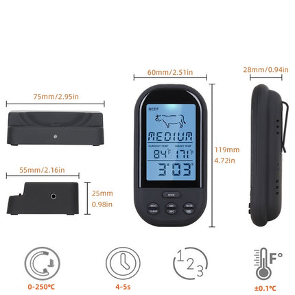 Digital Probe Type Oven Cooking Food Thermometer Kitchen Tools - DealBuddy