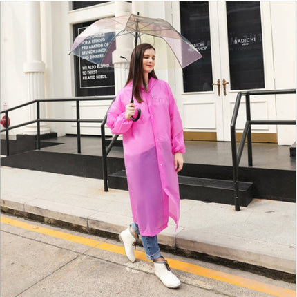 Disposable  PEVA Environment Transparent Raincoat Outdoor Hiking Siamese Raincoat