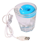 Donut Shape Mini USB Air Humidifier Aroma Diffuser Purifier, Donut Shape Blue, Donut Shape Pink, Donut Shape White - DealBuddy