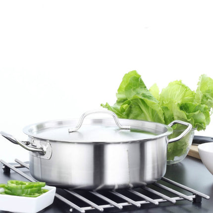 Stainless Steel Extra Thick Hot Pot Thickened Bottom Grid Pot