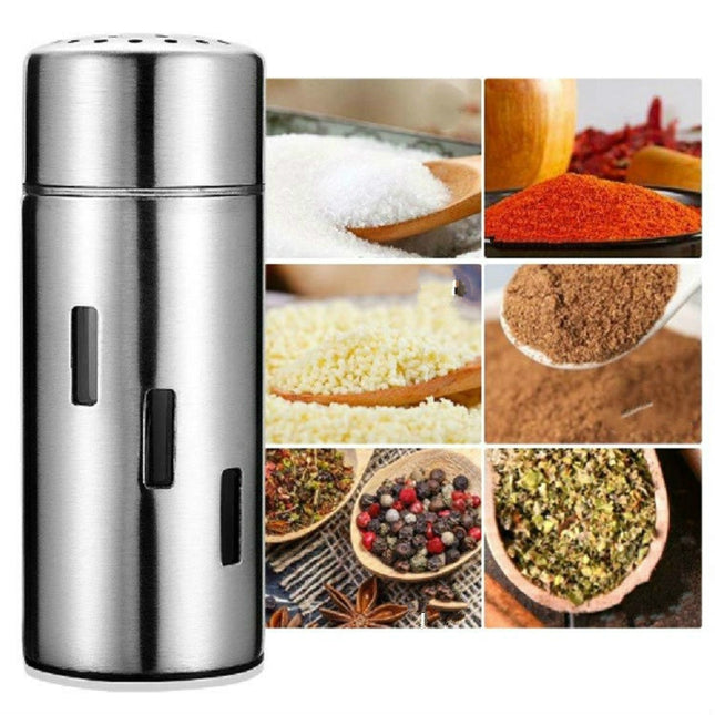 Stainless Steel Sauce Jars Chili Jars Barbecue Condiments Box Seasoning Jar Set