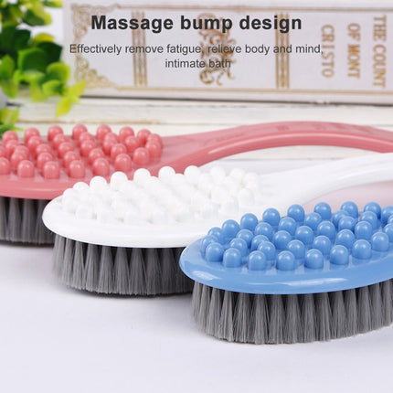 Hanging Long Handle Bath Brush Soft Fur Wash Adult Massage Rub Back Brush
