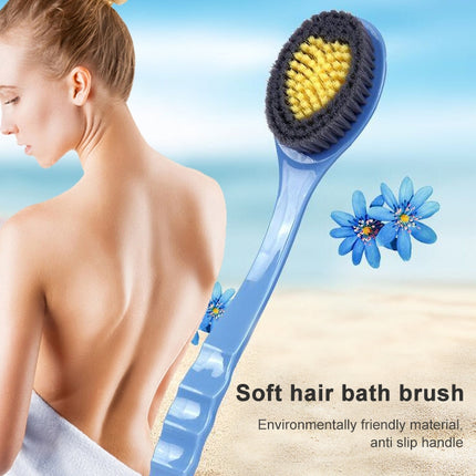 Hanging Long Handle Bath Brush Soft Fur Wash Adult Massage Rub Back Brush