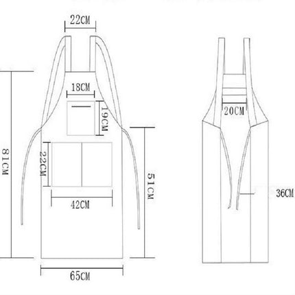 Waterproof Oil Proof Soft Leather Thick Wear-resistant Men and Women Overalls Apron - DealBuddy