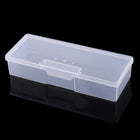 Plastic Transparent Nail Manicure Tools Storage Box