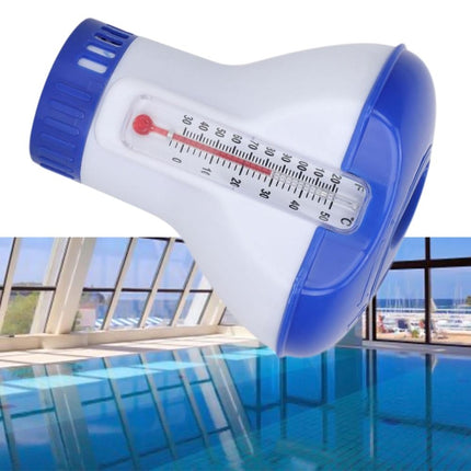 5 Inch Pool Thermometer Floating Water Pill Impetuous Pool Disinfection Automatic Drug Dispenser Pool Accessories - DealBuddy