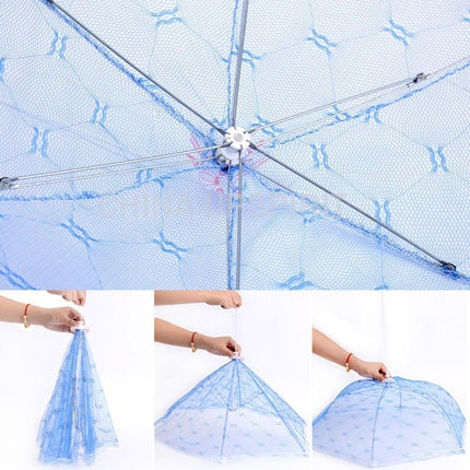 Lace Folding Dish Cover Mesh Cover Dish Dust-proof Printing Food Cover Fly-proof Cover Food Cover