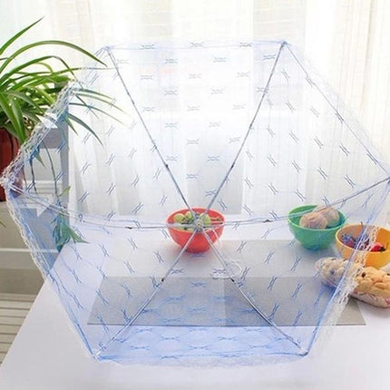 Lace Folding Dish Cover Mesh Cover Dish Dust-proof Printing Food Cover Fly-proof Cover Food Cover