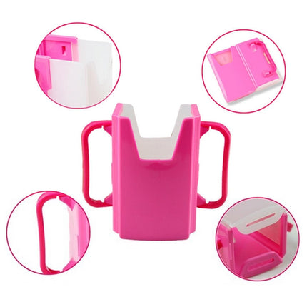 Handle Boxed Anti-sprinkling Drink Holder Retractable Baby Learning Cup