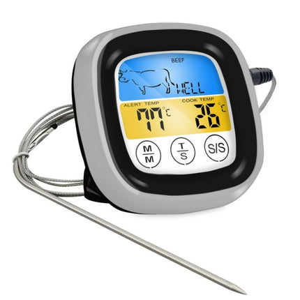 Kitchen Food Digital Display Touch Field Barbecue Thermometer - DealBuddy