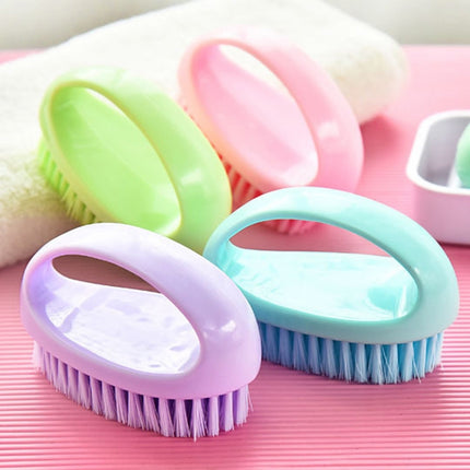 2 PCS  Multi Functional Soft Hair Laundry Washing Shoes Bathroom Cleaning Brush