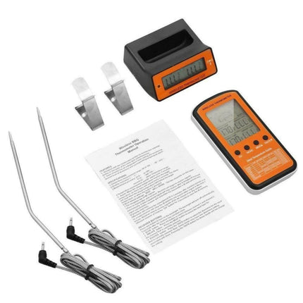 Wireless Remote BBQ Thermometer Dual Probe Digital Cooking Meat Food Oven Thermometer - DealBuddy