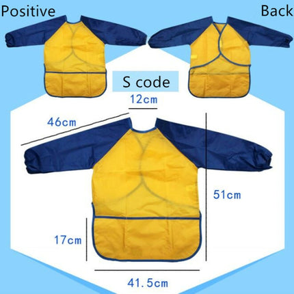 Long Sleeve Apron Drawing Painting Waterproof Smock Children Craft Art Waterproof Clothes