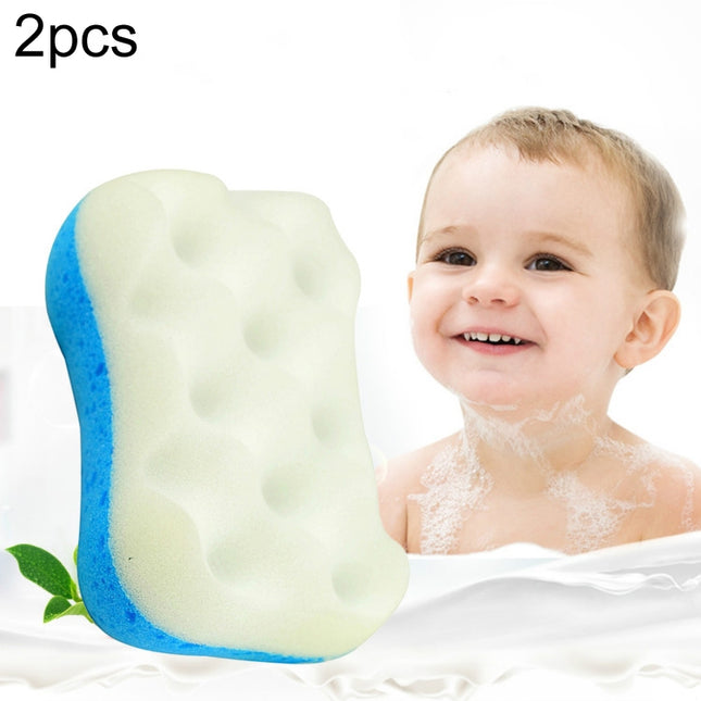 2 PCS Deep Skin Care Bath Sponge Exfoliating Cleansing Washing servant Shower Sponge Brush, Random Color Delivery