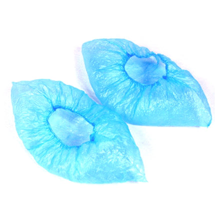 100 PCS Rainy Day Disposable Plastic CPE Thick Outdoor Shoe Cover