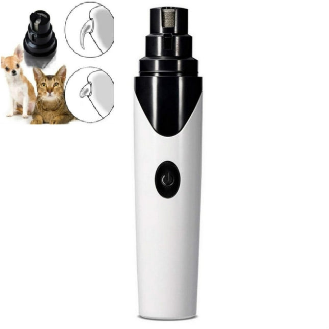 Pet Nail Polisher Cats and Dogs Clean Nails Electric Manicure, PTy068 1 Block Silent Version, PTy078 2 Block Professional Edition - DealBuddy