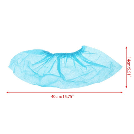 100 PCS Disposable Shoe Covers Indoor Cleaning Floor Non-Woven Fabric Overshoes