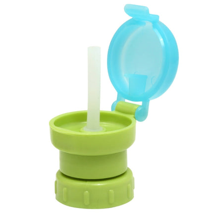 Children Portable Bottled Drinks Anti-overflow Anti-squash Replacement Straw Cap - DealBuddy