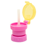 Children Portable Bottled Drinks Anti-overflow Anti-squash Replacement Straw Cap - DealBuddy
