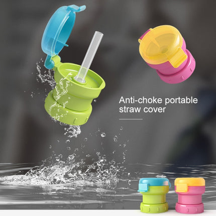 Children Portable Bottled Drinks Anti-overflow Anti-squash Replacement Straw Cap - DealBuddy