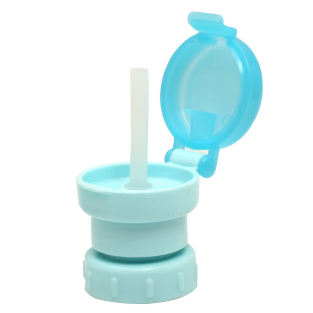 Children Portable Bottled Drinks Anti-overflow Anti-squash Replacement Straw Cap - DealBuddy