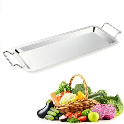 Stainless Steel Chicken Wing Leg Barbecue Rack with Drip Pan
