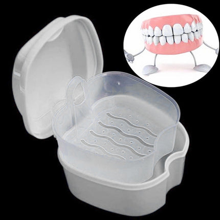 Cleaning Teeth Case Dental False Teeth Storage Box - DealBuddy