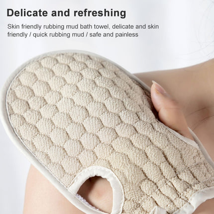 Bath Body Shower Gloves Skin Exfoliating SPA Massage Mitt Lattice Particles Washcloth - DealBuddy