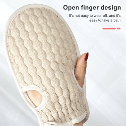 Bath Body Shower Gloves Skin Exfoliating SPA Massage Mitt Lattice Particles Washcloth - DealBuddy