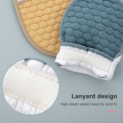 Bath Body Shower Gloves Skin Exfoliating SPA Massage Mitt Lattice Particles Washcloth