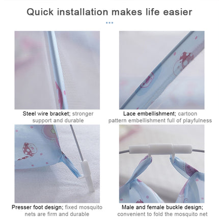 Spring and Summer Endless Children's Mosquito Net Baby Dome Free Installation