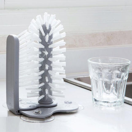 Suction Wall Lazy Cup Cleaning Brush Kitchen Bar Cleaning Tool