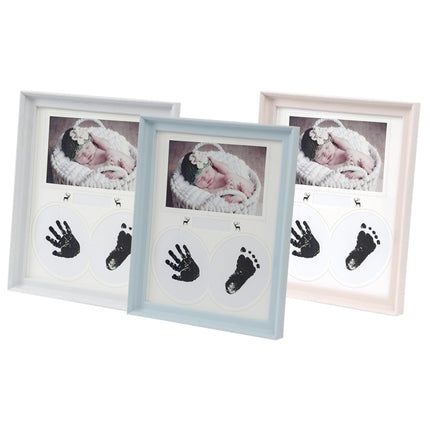 Desk Hanging Photo Frame PVC Baby Foot Hand Print Ink Pad Bedroom Wall Birthday Pictures Albums