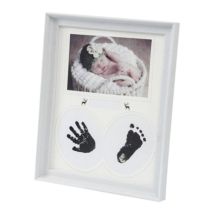 Desk Hanging Photo Frame PVC Baby Foot Hand Print Ink Pad Bedroom Wall Birthday Pictures Albums